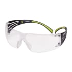 3M - SecureFit™ 400 Schutzbrille, sw/gn Bügel, Antikratz/Fog, Scheibe klar