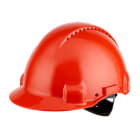3M - Schutzhelm ABS rot PVC-Schweißband Ratsche 53-62cm