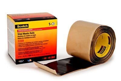 3M - Scotch®2210 Vinyl- Mastikband, selbstverschweissend, Schwarz, 102mmx3m, 2,29mm