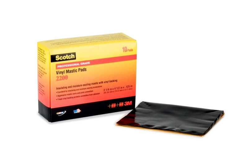 3M - Scotch® Buthyl-Kautschuk-Platte, selbstverschw., Schwarz, 114mmx165mm, 3,2mm