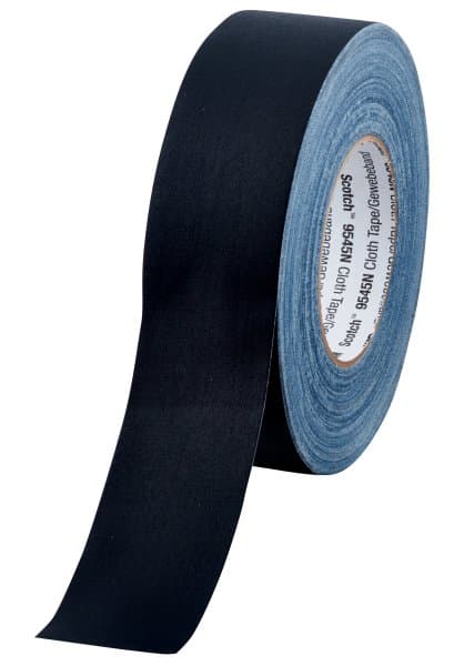 3M - Scotch® 9545N Imprägniertes Gewebeband, Schwarz, 50mmx50m, 0,3mm