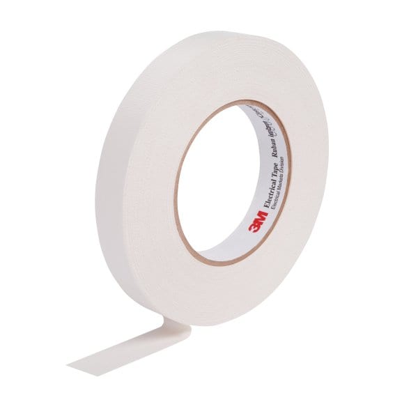 3M - ET 27 Glasgewebeband, Weiss, 19mmx55 mx0,18mm