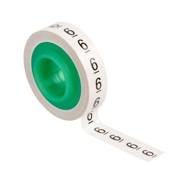 3M - ScotchCode™ SDR-6 Kabelmarkierer Nachfüllrollen, Ziffer ''6''