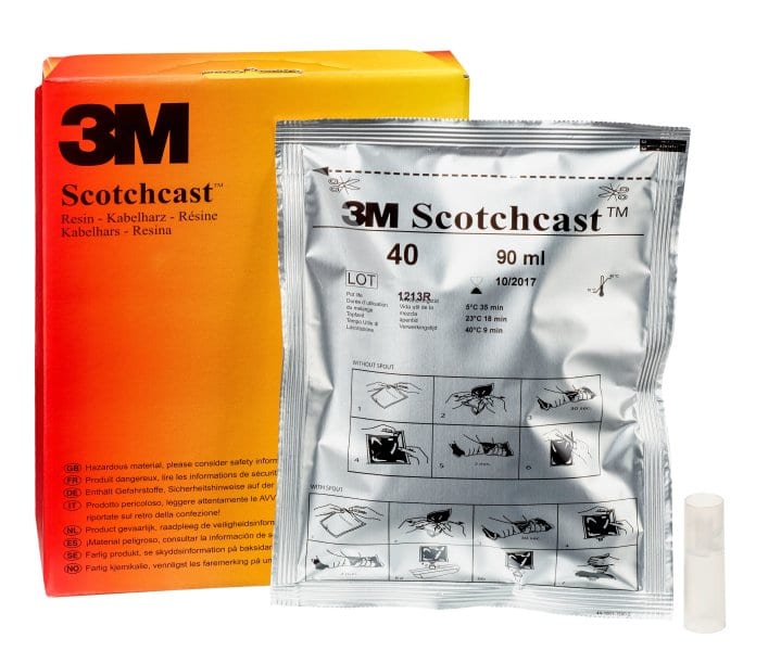 3M - Scotchcast™ 40-A, Polyurethan-Kabelharz, 2-Komponent GMG-System, Grösse A, 90ml