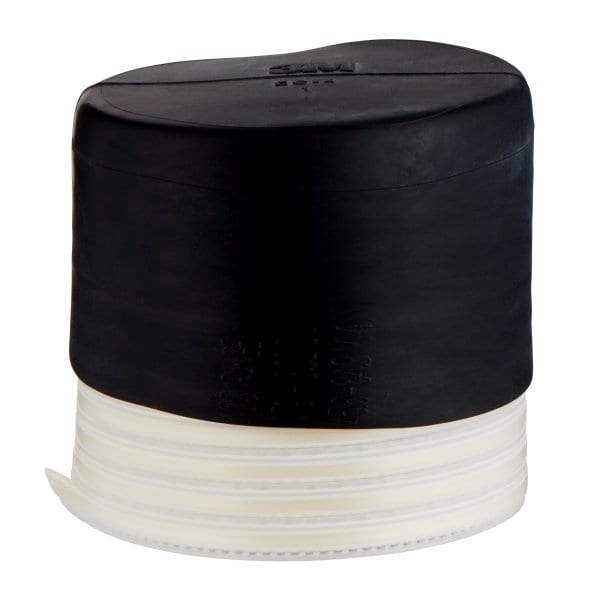 3M - EC-4 Kaltschrumpf-Endkappe, EPDM, Schwarz, Kabel-DM 45,5-84,3mm