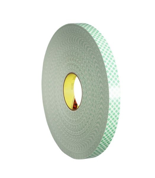 3M - 3M™ Doppelseitiges Urethanschaum-Klebeband 4032, Weiß, 25 mm x 66 m, 0.8 mm