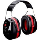 3M - PELTOR™ Optime™ III Kapselgehörschützer, 35 dB, schwarz/rot, Kopfbügel