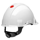 3M - Schutzhelm weiß Lederschweißband Ratsche 53-62cm  -1000VAC