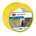 3M - Weich-PVC-Klebeband 471, Gelb, 50 mm x 33 m, 0,14 mm, einzelverpackt