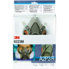 3M - Atemschutz Halbmasken-Set, A2P3 R Filter, mittelgroße Maske 6223M