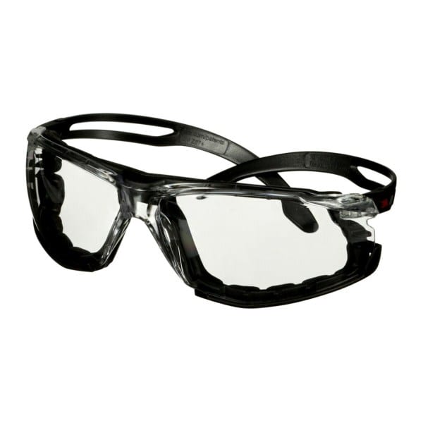 3M - SecureFit 500 Schutzbrille, schwarze Bügel, Schaumrahmen, SF501SGAF-BLK-FM-EU, 20 pro Packung