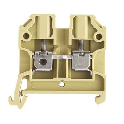 WEIDMÜLLER - Durchgangs-Reihenklemme, Schraubanschl, 4mm², 800V, 32A