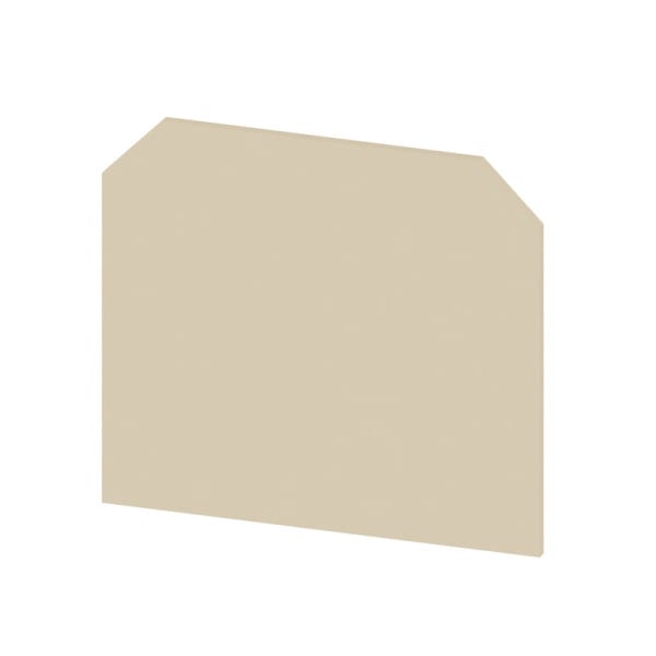 WEIDMÜLLER - Abschlussplatte, 40 mm x 1.5 mm, beige