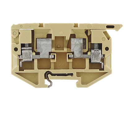 WEIDMÜLLER - Sicherungs-Reihenklemme, Schraubanschl, 4mm², 500V, 6.3A, beige
