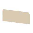 WEIDMÜLLER - Abschlussplatte, 52 mm x 1.5 mm, beige