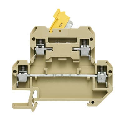 WEIDMÜLLER - Prüftrenn-Reihenklemme SAK, Schraub, 4mm², 400V, 10A, beige
