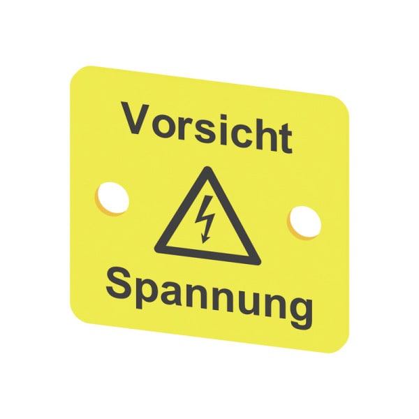 WEIDMÜLLER - Klemmenabdeckung, PVC, gelb, H:25mm, B:25.6mm, T:1mm