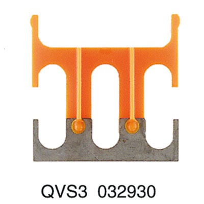 WEIDMÜLLER - Querverbinder, geschraubt, Pole:3, Raster 12mm, Isoliert, beige