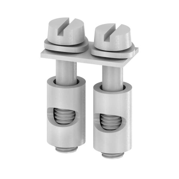 WEIDMÜLLER - Querverbinder, geschraubt, Pole:2, Raster 6mm, 24A, grau