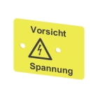 WEIDMÜLLER - Klemmenabdeckung, PVC, gelb, H:36mm, B:47.6mm, T:1mm