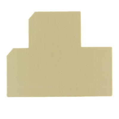 WEIDMÜLLER - Abschlussplatte, 54 mm x 1.5 mm, beige