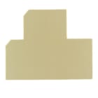 WEIDMÜLLER - Abschlussplatte, 54 mm x 1.5 mm, beige