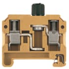 WEIDMÜLLER - Sicherungs-Reihenklemme, Schraubanschl, 10mm², 500V, 10A, mittelgelb