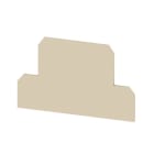 WEIDMÜLLER - Abschlussplatte, 65 mm x 1.5 mm, beige
