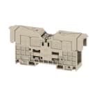 WEIDMÜLLER - Bolzenklemme, Bolzen, 35mm², 1000V, 125A, M 6, TS 35, dunkelbeige