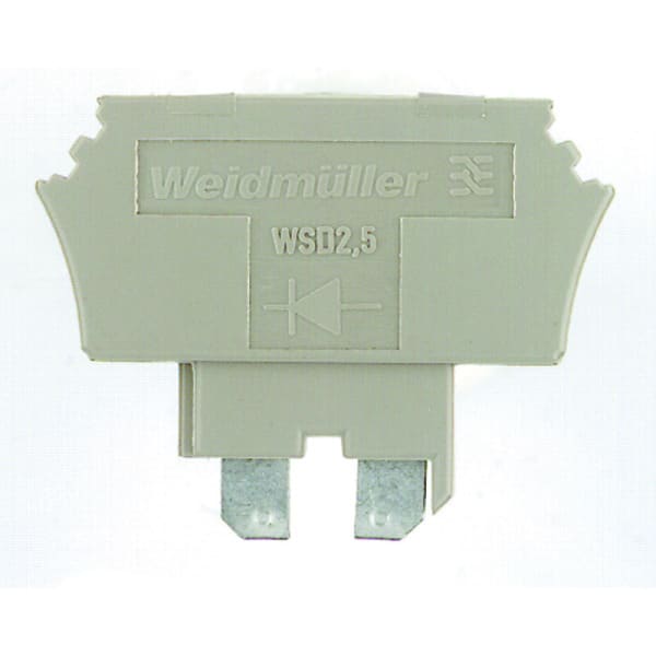 WEIDMÜLLER - Bauelementstecker (Klemmen), Steckanschluss, gesteckt, dunkelbeige