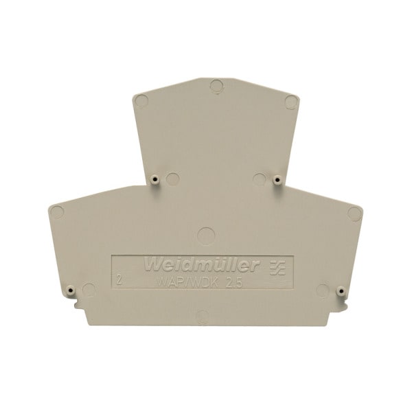 WEIDMÜLLER - Abschlussplatte, 69 mm x 1.5 mm, dunkelbeige