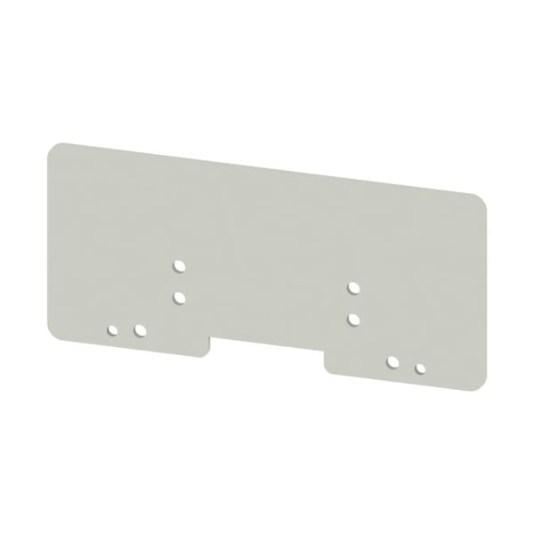 WEIDMÜLLER - Trennwand (Klemmen), Abschluss- und Zwischenplatte, 140x63mm, grau