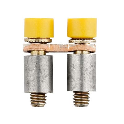 WEIDMÜLLER - Querverbinder, geschraubt, Pole:2, Raster 6.1mm, Isoliert, 24A, gelb