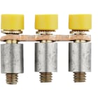 WEIDMÜLLER - Querverbinder, geschraubt, Pole:3, Raster 6.1mm, Isoliert, 24A, gelb