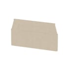 WEIDMÜLLER - Abschlussplatte, 60.3 mm x 1.5 mm, dunkelbeige