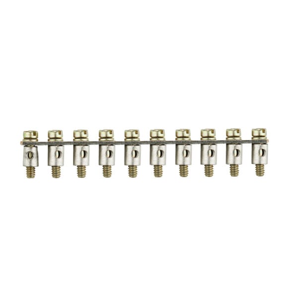 WEIDMÜLLER - Querverbinder, geschraubt, Pole:10, Raster 6mm, 24A, grau