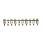 WEIDMÜLLER - Querverbinder, geschraubt, Pole:10, Raster 6mm, 24A, grau