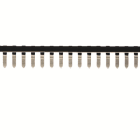 WEIDMÜLLER - Querverbinder, geschraubt, Pole:50, Raster 6.2mm, Isoliert, sschwarz