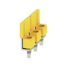 WEIDMÜLLER - Querverbinder, geschraubt, Pole:3, Raster 11.9mm, Isoliert, 76A, gelb