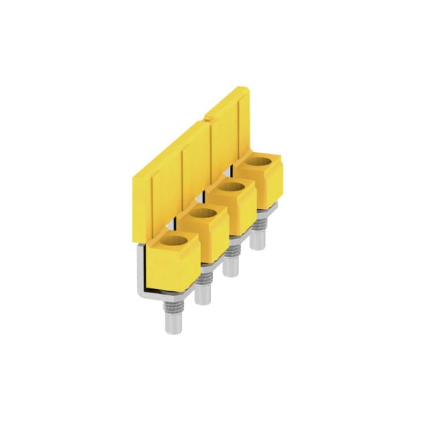 WEIDMÜLLER - Querverbinder, geschraubt, Pole:4, Raster 11.9mm, Isoliert, 76A, gelb