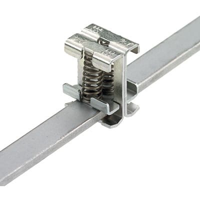 WEIDMÜLLER - Schirmanschlussklemme, Raster inmm: 15.00, Kabeldurchmesser,mAx.: 6mm, Stahl