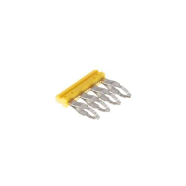WEIDMÜLLER - Querverbinder, gesteckt, Pole:4, Raster 3.5mm, Isoliert, 17.5A, gelb