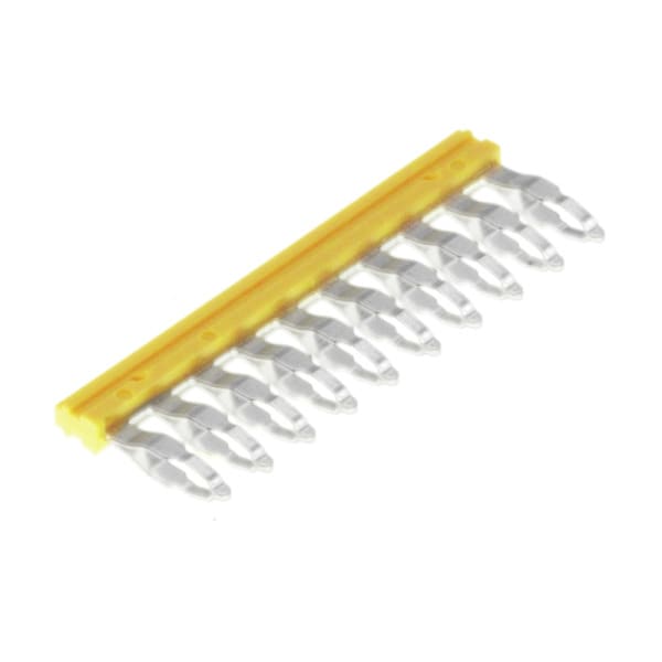 WEIDMÜLLER - Querverbinder, gesteckt, Pole:10, Raster 3.5mm, Isoliert, 17.5A, gelb