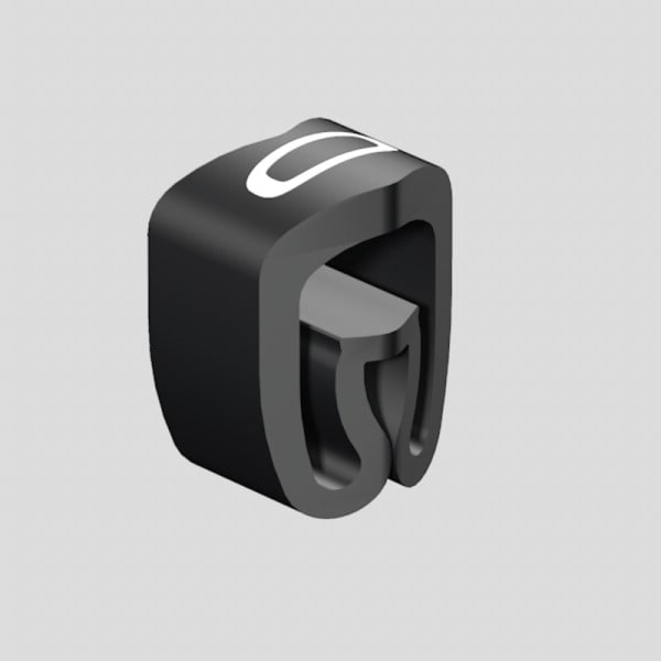 WEIDMÜLLER - Leitermarkierer, 2.5-5mm, 3x4.2mm, Zahlen 0, PVC, schwarz