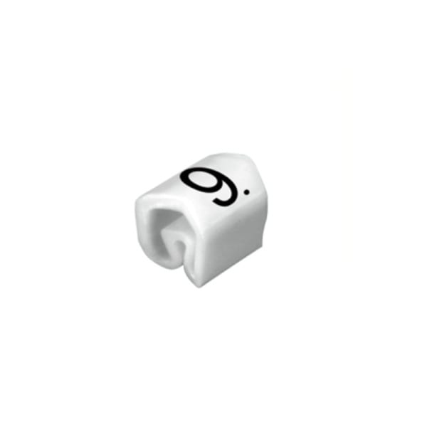 WEIDMÜLLER - Leitermarkierer, 2.5-5mm, 3x4.2mm, Zahlen 9, PVC, weiß