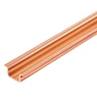 WEIDMÜLLER - Tragschiene ohne Langloch, 35x15x2000mm, Kupfer, unbehandelt