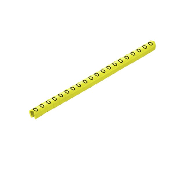 WEIDMÜLLER - Leitermarkierer, 2-3mm, 3x4mm, Zahlen 0, PVC, gelb