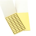 WEIDMÜLLER - Gerätemarkierung, selbstklebend, Tabpack, 14mm, acrylbeschichtet, gelb