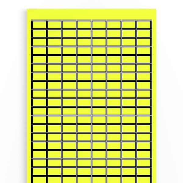 WEIDMÜLLER - Gerätemarkierung, selbstklebend, Pagetab, 19mm, Neutral, acrylbeschichtet, gelb