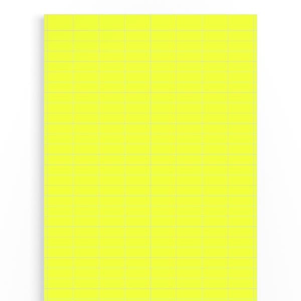 WEIDMÜLLER - Gerätemarkierung, selbstklebend, Pagetab, 20mm, Neutral, acrylbeschichtet, gelb